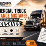Commercial Truck Insurance Mistakes Every Trucker Should Avoid