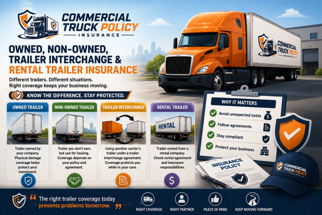 Owned non-owned trailer interchange and rental trailer insurance guide