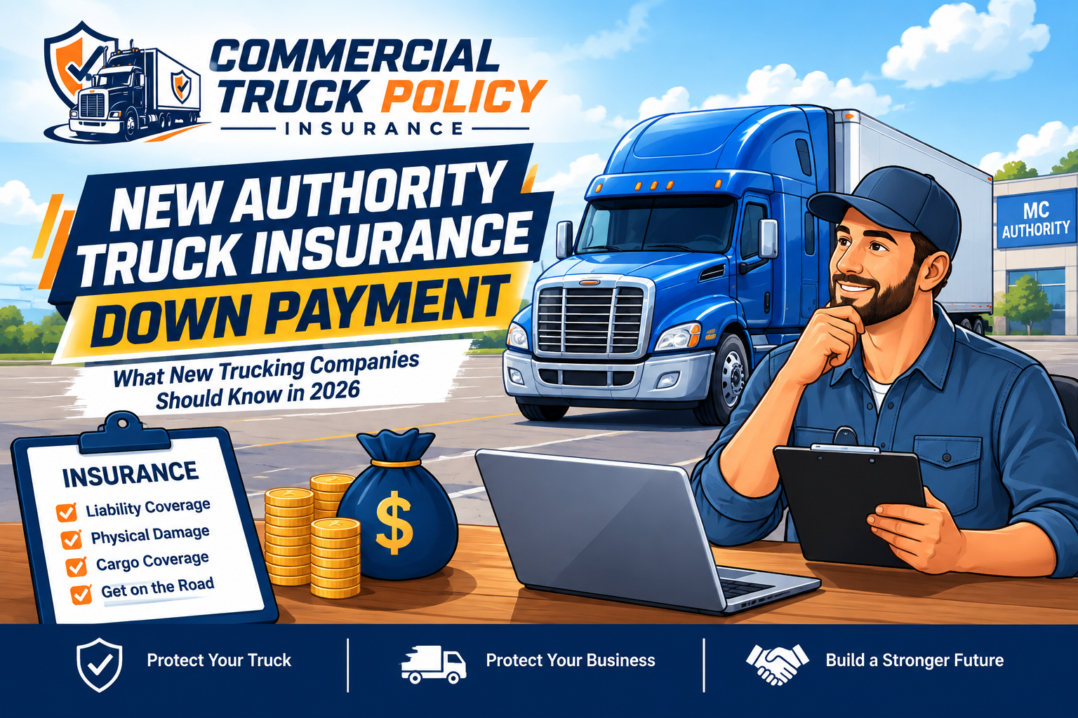 New Authority Truck Insurance Down Payment: What to Expect in 2026
