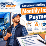 Can a New Trucking Company Get Monthly Insurance Payments?
