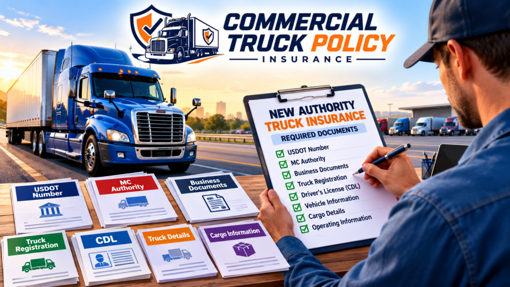What Documents Do I Need for New Authority Truck Insurance?